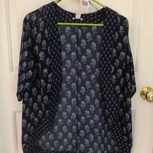 🌊Forever 21 Blue Kimono NWT